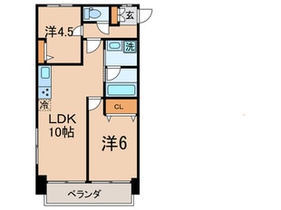 エフワンＫ西馬込の物件間取画像